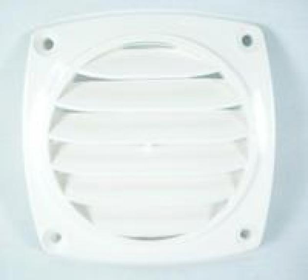 SS36102W Abs Louvered White Vent 1
