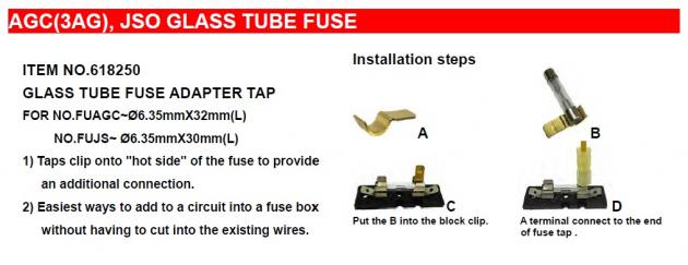 Glass Tube Fuse Adapter Tap 1