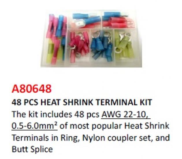 48 pcs Heat Shrink Terminal Kit 1