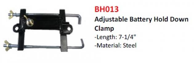 Adjustable Battery Hold Down Clamp 1