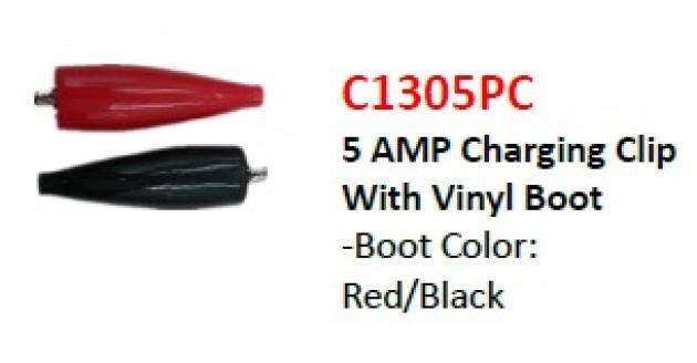 5 AMP Charging Clip With Vinyl Boot 1