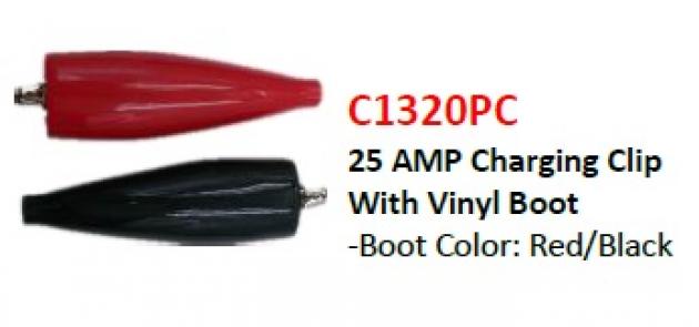 25 AMP Charging Clip With Vinyl Boot 1