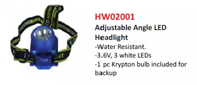 Adjustable Angle LED Headlight 1