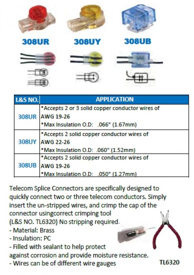 IDC Telecom Splicing Connector 1