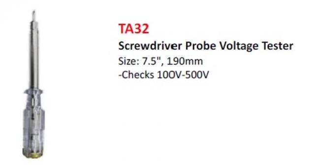 Screwdriver Probe Voltage Tester 1
