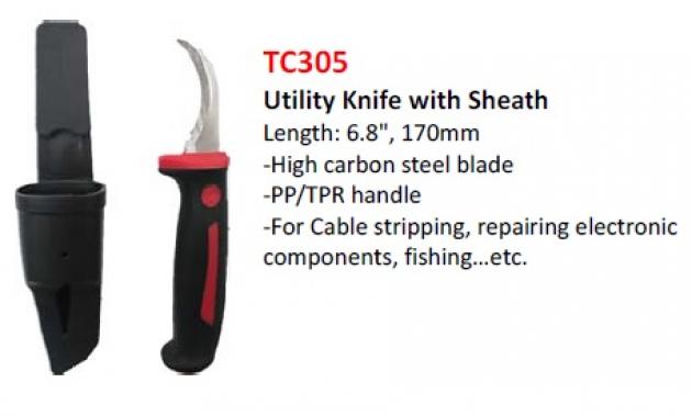 Utility Knife With Sheath 1