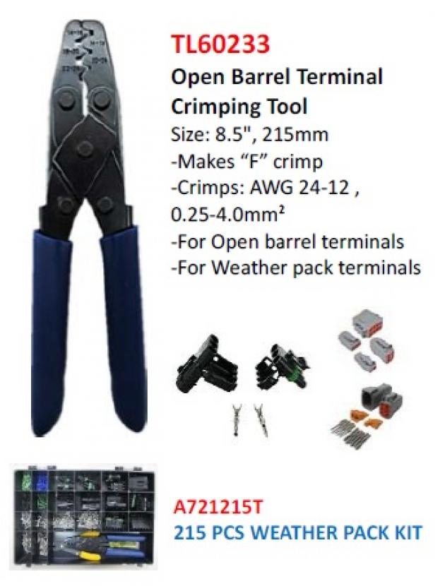 Open Barrel Terminal Crimping Tool 1
