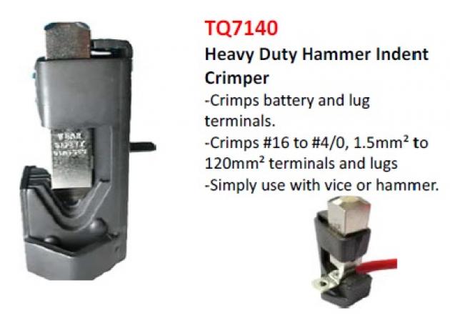 Heavy Duty Hammer Indent Crimper 1