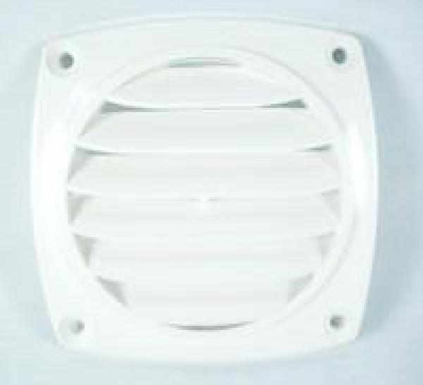 SS36102W Abs Louvered White Vent